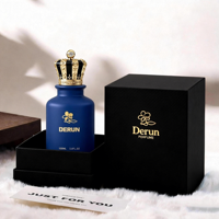 Flacon de parfum de haute qualité en verre de luxe 30ml 50ml 100ml avec boîte cadeau et bouchon design 100ml Flacon arabe