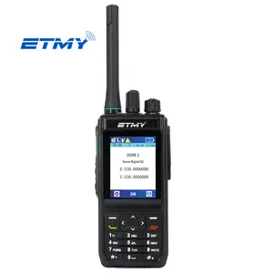 Nueva venta al por mayor Tier 3 Dmr Trunked Radio Professional Best Security walkie talkie Etmy Ap35 Digital Portable Two Way Radio