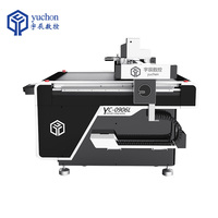 Coupeur à plat multifonctionnel Kiss Cutting Plotter Coupeur à lit plat à double lame Coupeur d'étiquettes à plat haute vitesse à vendre