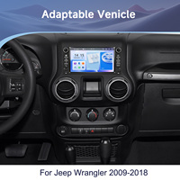 Podofo 7" untuk Mobil Jeep/Chrysler/Dodge, Pemutar MP5, Wireless Carplay/Android Auto, USB/Type-C, Radio Mobil FM/AM, Stereo OEM/ODM Pabrik