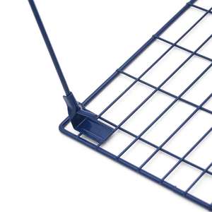 กลับไปที่โรงเรียนสำนักงานพับง่ายชั้นเก็บของโลหะลวดที่จัดระเบียบพร้อมขาที่ถอดออกได้ - Product Image 3