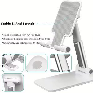 Portable Cellphone Accessories Adjustable Height Desktop Mobile Cell Phone <b>Stand</b> Holder for <b>Tablet</b> - Product Image 2