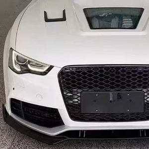 กระจังหน้าสำหรับรถ S5 B8.5 A5 Audi 12-16 ABS กระจังหน้าสไตล์ RS5รังผึ้ง2012 2013 2014 2015 2016จัดส่งจากเรา - Product Image 6