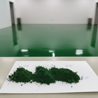 Colorant vert pour ciment à l'oxyde de fer pour la peinture de bâtiment et le béton