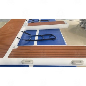 Dock gonflable en tissu Drop Stitch pour bateau à moteur et <span class=keywords><strong>jet</strong></span> <span class=keywords><strong>ski</strong></span>, quai flottant gonflable en forme de E pour <span class=keywords><strong>jet</strong></span> <span class=keywords><strong>ski</strong></span> - Product Image 6