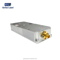 Module amplificateur de signal RF 50W 5-6GHz DDS GaN, amplificateur de puissance, boîtier en alliage d'aluminium, détecteur de drone à gain élevé, protection de sécurité