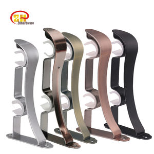 Nouveau support de <span class=keywords><strong>tringle</strong></span> à <span class=keywords><strong>rideau</strong></span> de couleur Vintage explosive support à <span class=keywords><strong>Double</strong></span> pôle prix épaissi support de fenêtre fixe - Product Image 3