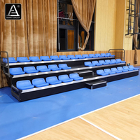 Tribune télescopique rétractable intelligente pour stades de basketball et gymnases
