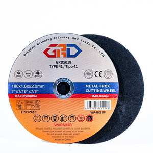 Disco <span class=keywords><strong>de</strong></span> Corte Duradero GRD <span class=keywords><strong>de</strong></span> <span class=keywords><strong>7</strong></span> <span class=keywords><strong>Pulgadas</strong></span> 180x1.6x22.23 para Amoladora, Disco <span class=keywords><strong>de</strong></span> Corte <span class=keywords><strong>de</strong></span> Metal - Product Image 6