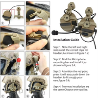 Adaptateur de casque tactique ARC en gros, support de casque tactique, accessoire pour casque tactique