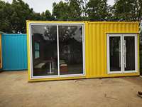Maison mobile portable préfabriquée en structure d'acier, conteneur pliable, entrepôt, garage
