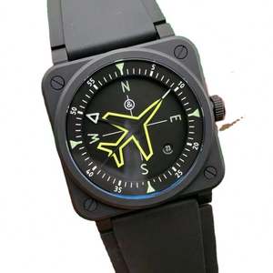 Montre de luxe pour homme BR03, étanche et lumineuse, avec mouvement Super 2892 et boîtier en céramique – Prix de gros usine M+F - Product Image 1