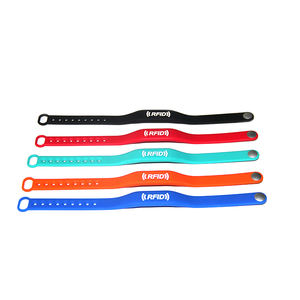 색상 사용자 정의 ISO14443A RFID 현금없는 지불 팔찌 MIFARE DESFire EV1 2K NFC 팔찌 - Product Image 5