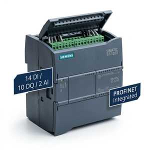 Contrôleur PLC Siemens S7 1200 neuf, <span class=keywords><strong>6ES7214</strong></span> <span class=keywords><strong>1AG40</strong></span> 0XB0 CPU 1214C 14DI 10DO 2AI DC 20.4 28.8V 150KB Mémoire Module CPU - Product Image 4