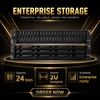 Serveur de stockage Lenovo ThinkSystem DE2000H 2U24 SFF, 24 baies pour SSD/HDD SAS 2,5 pouces, idéal pour la virtualisation et les charges de travail de base de données