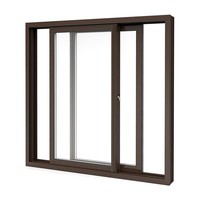 Fenêtre coulissante en aluminium à double vitrage sur mesure Sweet Home Premium, montage facile, pour balcon et terrasse