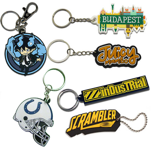 Promotional <b>Keychains</b> PVC Key Chain Manufacturer Wholesale Cheap Custom 2D 3D Silicon Rubber Soft PVC Keychain - Product Image 6