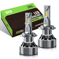 Ampoule de phare LED AKE V20 70W H7 universelle 12V 6000K 7000Lm Focos Led Para Automovile H1 H3 H4 H11 H13 9005 9006 9007 9012 Led