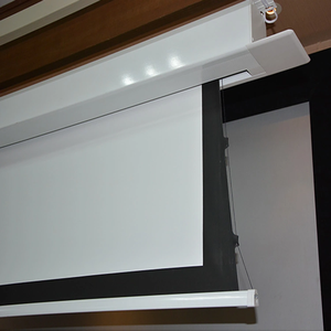 16:9 100&quot; In-<strong>ceiling</strong> Recessed Motorized Tab Tension Projection <strong>Screen</strong> Home Made <strong>Projector</strong> <strong>Screen</strong> with Remote - Product Image 3