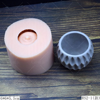 Nouveau moule en silicone pour pot de fleurs succulent, boîte de rangement en plâtre, pot rond pour fleurs, décoration d'intérieur
