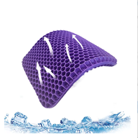 Coussin en gel nid d'abeille pour sièges de voiture de bureau Conception de pet en silicone en plastique TPE Motif carré rempli d'air Utilisation pour fauteuil roulant de stade