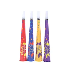 Feest Feest Plastic Hoorn Plastic Lange Vuvuzela Hoorn Nieuwjaarsfeest Gunsten Goud Blauw Rood Groen Mixcolor Gelukkig Nieuwjaar H