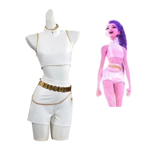 Disfraz de Cosplay de Rumi de Demon Slayer, K-POP, para Niñas, Nuevo, Negro, para Fiestas Infantiles - Product Image 2