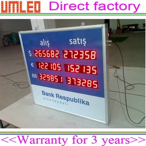 Led Ngân Hàng Trao Đổi Biển Led Kỹ Thuật Số Bảng Điều Chỉnh Bảng Tiền Tệ Tỷ Giá Hối Đoái Bảng Hiệu Led Hiển Thị - Product Image 5