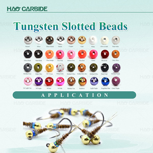 1.5- 8.5mm Copper Silver Black Nickle Gold Metallic Slotted Tungsten Slotted <strong>Beads</strong> Fly Tying Materials