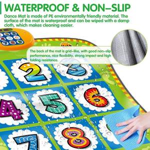 Tapis de <span class=keywords><strong>danse</strong></span> interactif avec rythme numérique, jeux de tapis de <span class=keywords><strong>danse</strong></span>, tapis de <span class=keywords><strong>danse</strong></span> pour enfants, tapis de jeu, jouets cadeaux - Product Image 5