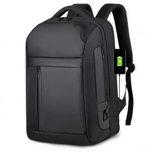 Executive England Style Laptop <b>Backpack</b> Waterproof 1680D Nylon Computer Bag with Usb Stylish Big <b>Anti</b> <b>Theft</b> Daypack - Product Image 1