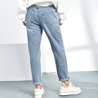 Vrouwen Moederschap Kleding Verstelbare Taille Enkellange Moederschap Jeans Denim Moederschap Broek