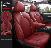 Housse de Siège de Voiture Originale Accessoires Intérieur de Luxe en Nappa Imperméable Protection Sur Mesure pour 5 Sièges Toyota Honda