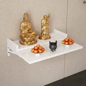 Soporte para quemador de incienso, altar sencillo para colgar en la pared, soporte para santuario montado en la pared, mesa para incienso montada en la pared. - Product Image 3