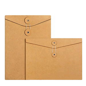 Busta Portadocumenti <span class=keywords><strong>A4</strong></span> Personalizzata di Alta Qualità in Carta Kraft con Grande Logo in Rilievo, Busta Bianca per Affari - Product Image 4