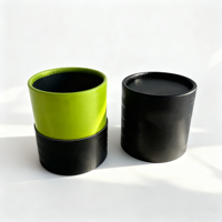 Boîte d'emballage cylindrique en carton ondulé personnalisée avec lamination mate/revêtement UV, structure rigide recyclable pour cadeaux et cosmétiques