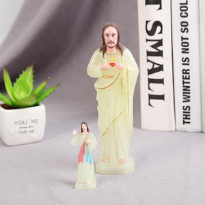 KOMI Décoration Creative Prêtre Figure Polyrésine Religieux Série Home Office Table ornements Décor <span class=keywords><strong>Jardin</strong></span> Résine Prêtre Statue - Product Image 3