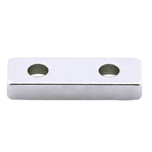 30x10X5mm N35 钕磁铁双面沉孔块状磁铁，带沉孔，适用于M4螺丝 - Product Image 1