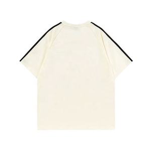 Camisetas de talla grande de alta calidad para hombre, camiseta personalizada de Color beige, Camiseta de algodón de lujo - Product Image 2