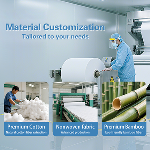 Serviettes <span class=keywords><strong>de</strong></span> toilette en pulpe <span class=keywords><strong>de</strong></span> bambou 1 ~ 3 plis <span class=keywords><strong>Lingettes</strong></span> nettoyantes douces pour bébés à usage domestique Alternatives à 2 plis - Product Image 6