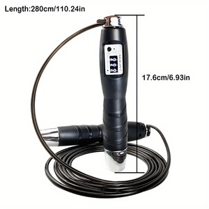 Cuerda para Saltar Lifeng Desmontable de PVC y Acero para Quemar Grasa, con Cable de Alambre, Peso Ajustable, Logotipo Personalizado, Unisex, para Uso Doméstico y Entrenamiento Físico - Product Image 3