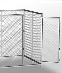 กรงสุนัขราคาถูกแบบเชื่อมลวดชุบสังกะสีแบบจุ่มร้อน  ลดราคาพิเศษ - Product Image 2