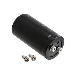 Condensateur à montage sur châssis à vis CAP ALUM 47000UF 20% 50V 47000 uF 50LSQ47000MEFC51X98 - Product Image 1
