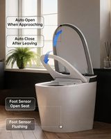 Moderne Smart-Toilette Neues Design Wasserklosett Fernbedienung Einteiliges Elektrisches Bidet Intelligente Toilette für Premium-Villen