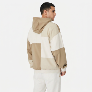 Nouveautés Sweat à capuche en molleton 100% coton pour homme Style streetwear Avec logo personnalisé Teint uni Sans cordon - Product Image 1