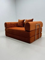 Modulares Ecksofa-Set, Mehrzweck-Kleines Schlafsofa, Komprimiertes Stoff-Sitzsacksofa für Wohnzimmer