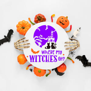 12 pochoirs d'Halloween 7,8x7,8 pouces, pochoirs en plastique pour peinture, pulvérisation, décoration murale, fenêtre, porte, bricolage - Product Image 6