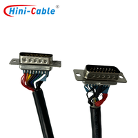 Kit de câblage électronique automobile personnalisé avec connecteur D-SUB, assemblage de câbles en cuivre professionnel, homologué 24V pour voitures et camions