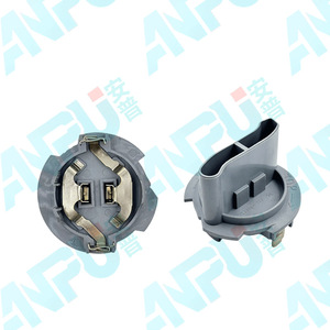 Support d'ampoule RZ-01-A0206 en plastique noir H1-H7 pour phare de croisement Volkswagen Golf - Product Image 2