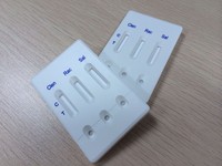 Kit de prueba rápida combinado de Clenbuterol-Ractopamina-Salbutamal 3 5 5 ppb para límite de detección de orina